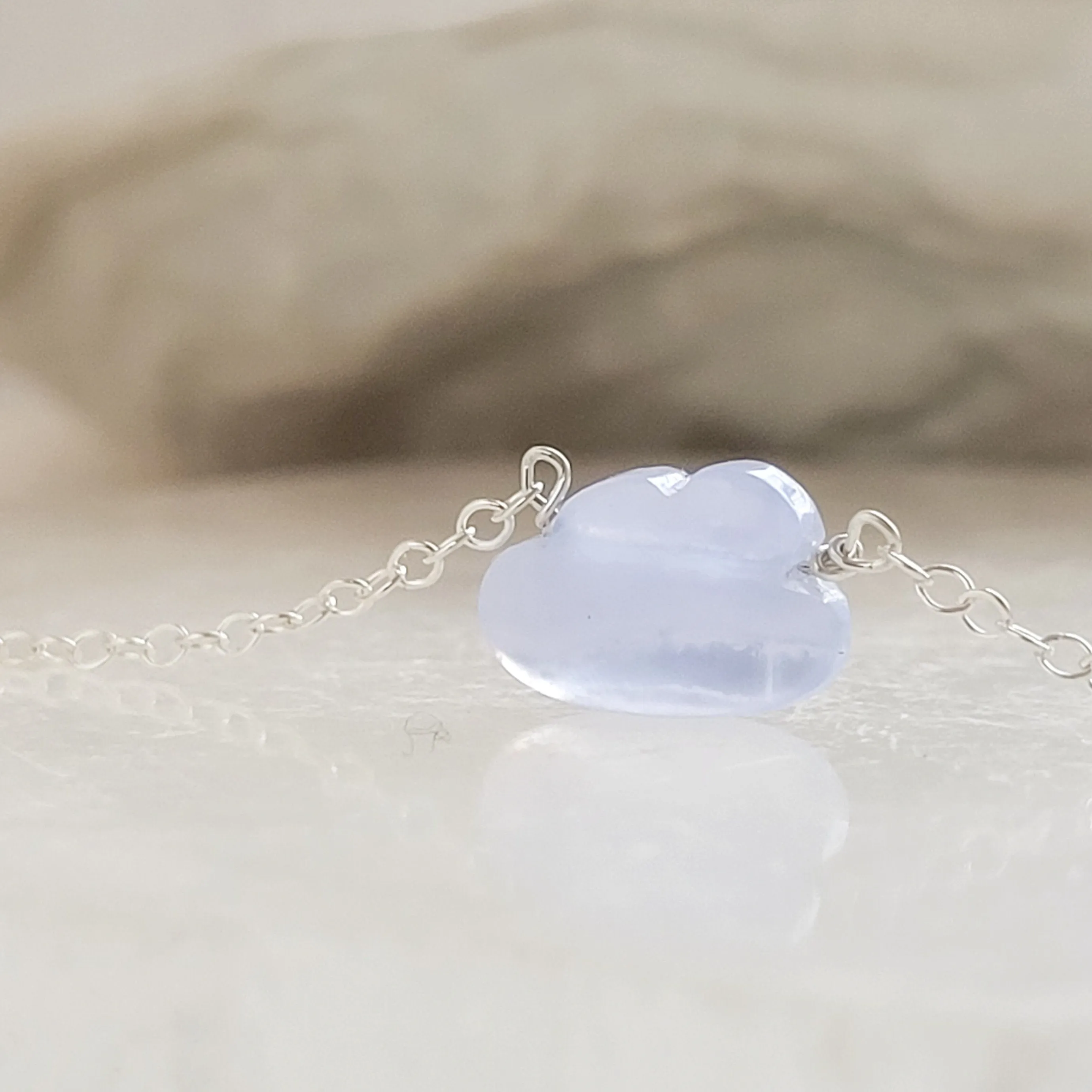 Gemstone Cloud Necklace