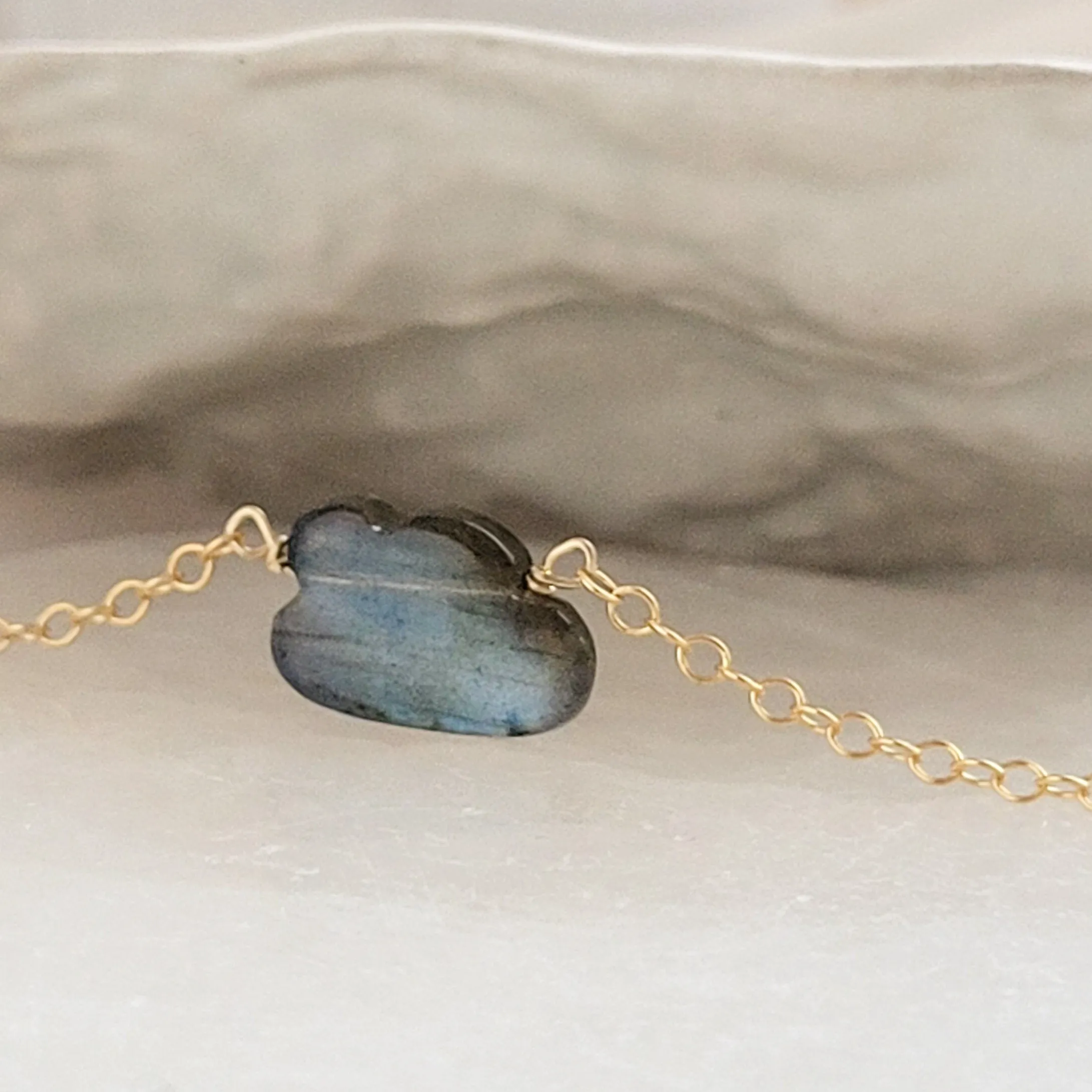 Gemstone Cloud Necklace