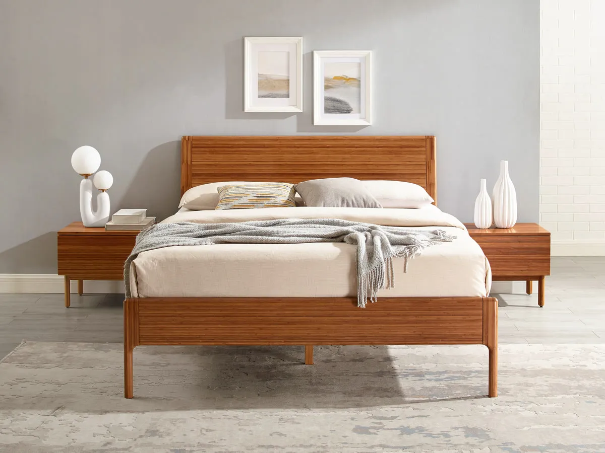 Greenington Ventura Queen Platform Bed, Amber - GVA0001AM