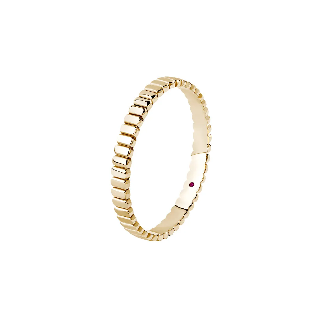 Grosgrain Band Ring in Gold