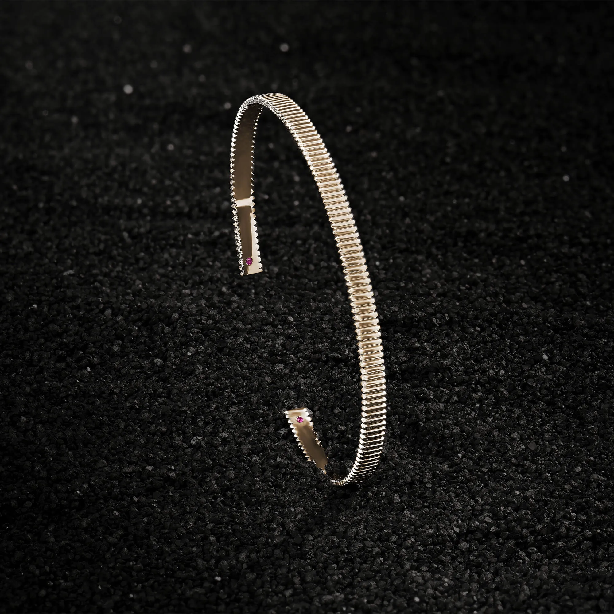 Grosgrain Cuff in Gold