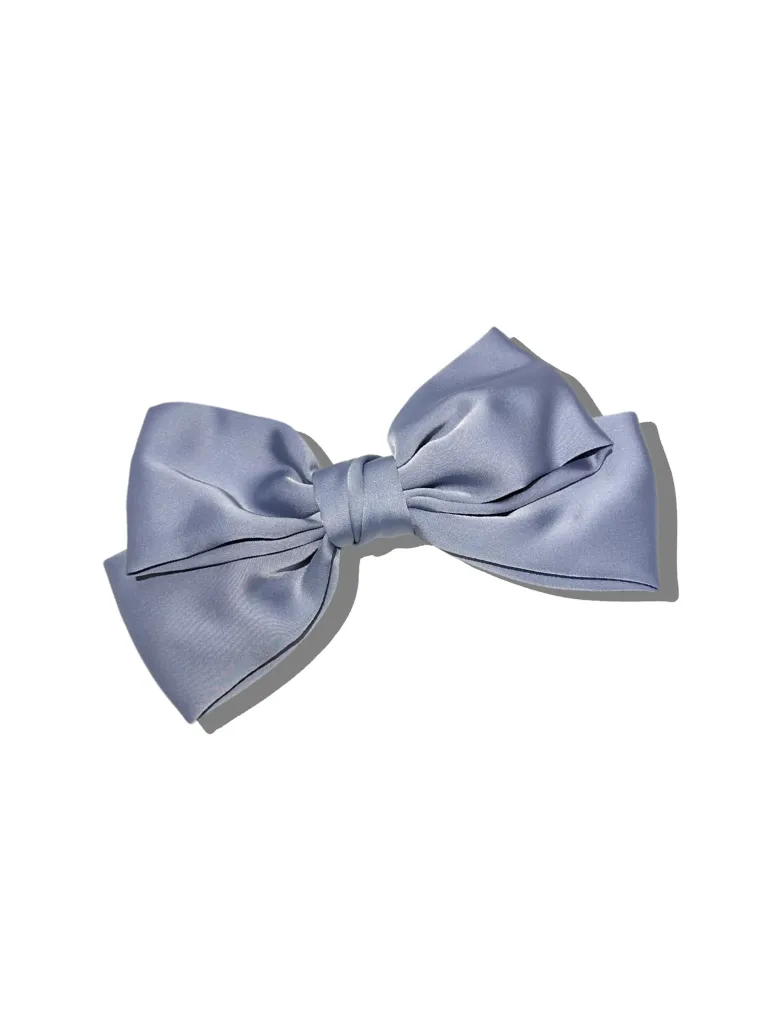 Handmade Perfect Satin Hair Bow Barrette