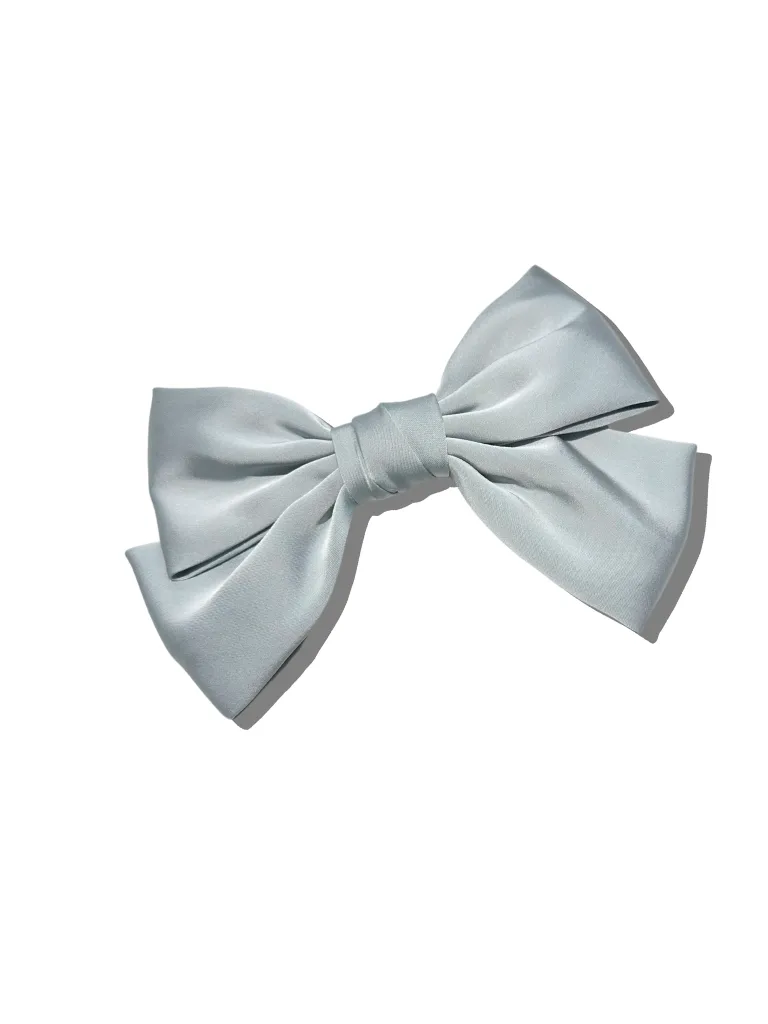 Handmade Perfect Satin Hair Bow Barrette