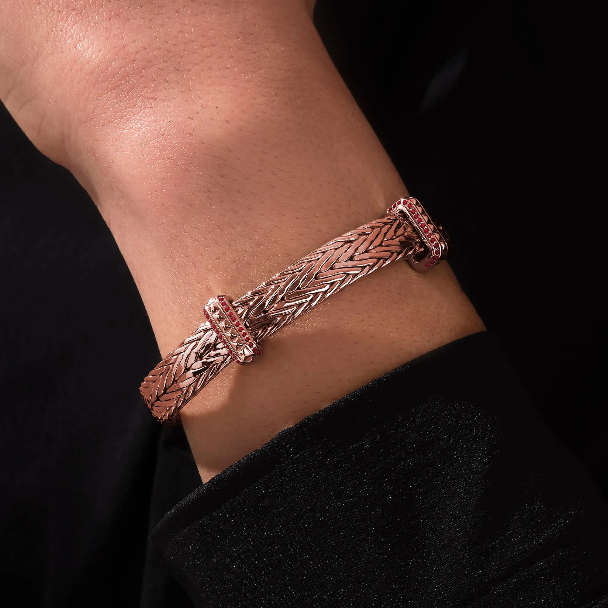 Iconic Ruby Woven Elements Bangle