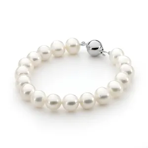 Ikecho Classic Round Freshwater Pearl Bracelet