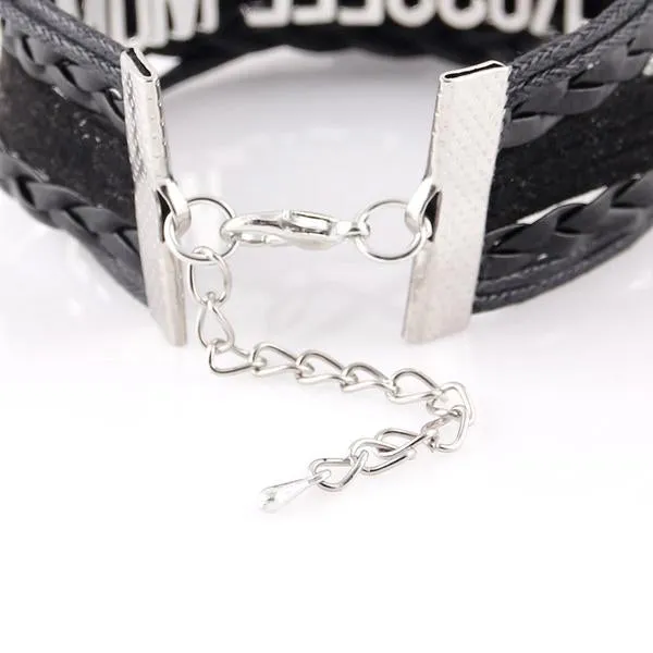 Infinity Love Dalmatian Bracelet