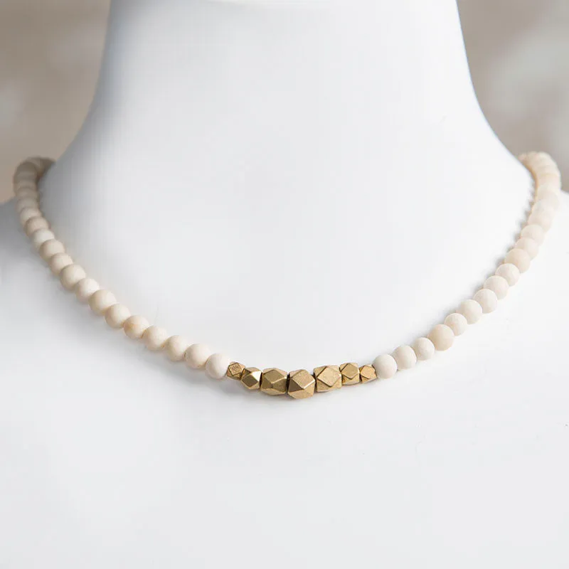 Jerry Gemstone Choker - Fossil Jasper