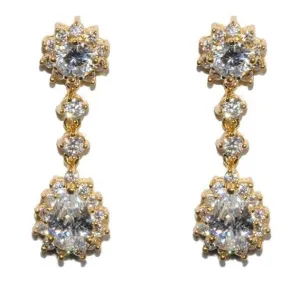 Kimmy Gold Chandelier Earrings | 36mm