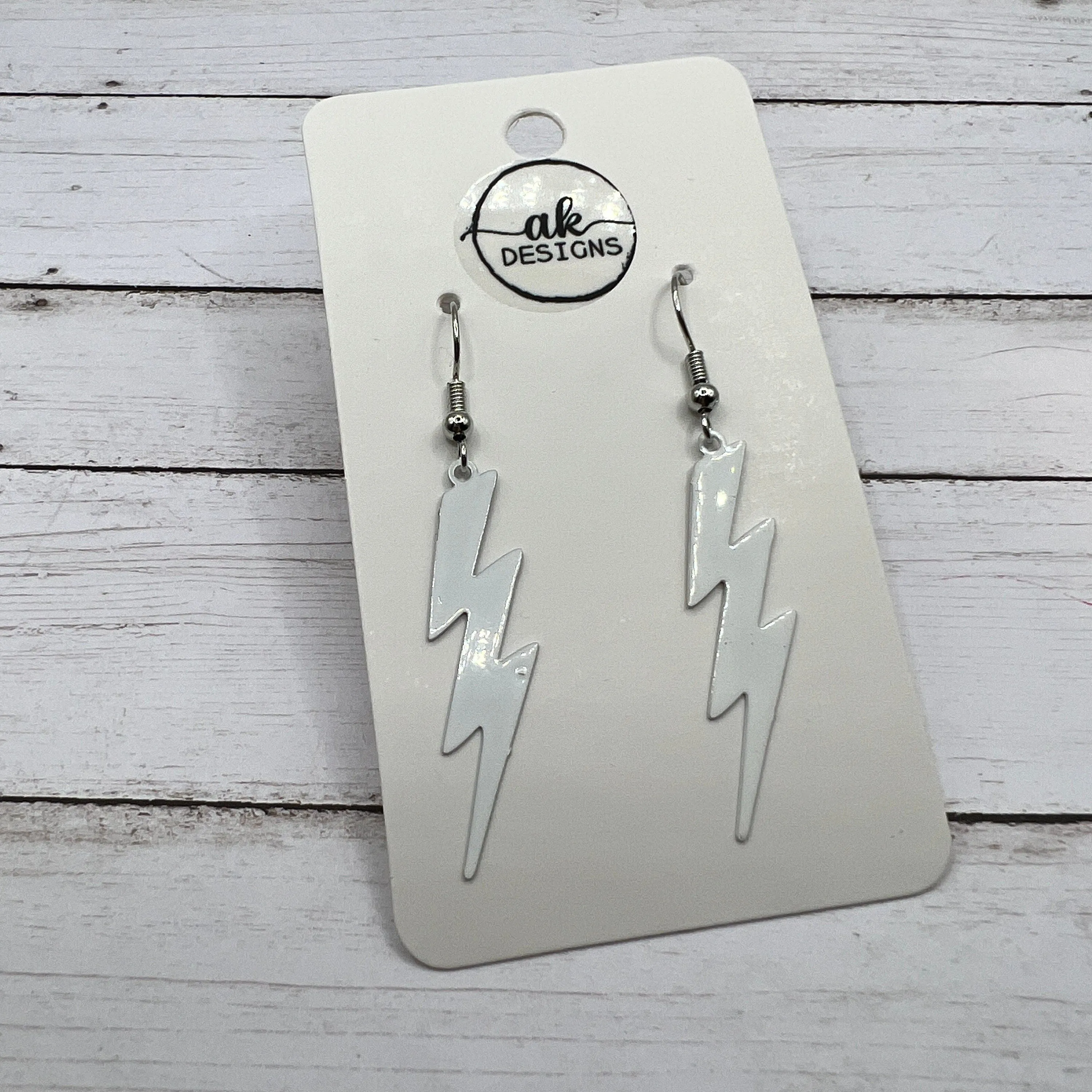 Lightning Bolt Thunder Lightweight Copper Earrings, Hypoallergenic