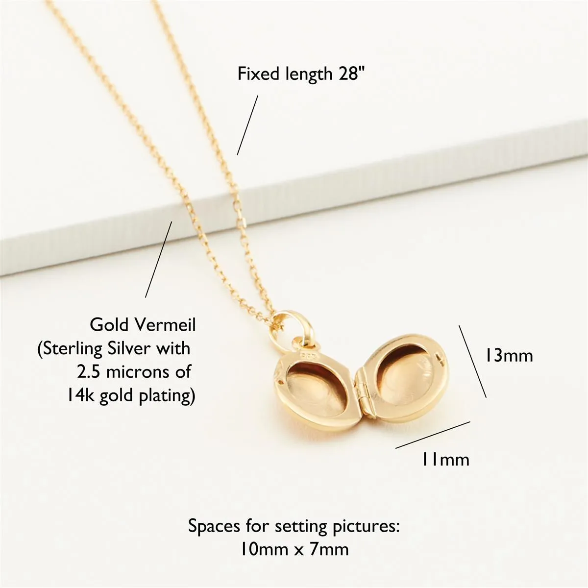 Locket Necklace - Marte