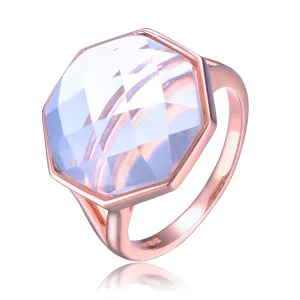 Louise White Quartz Cocktail Ring