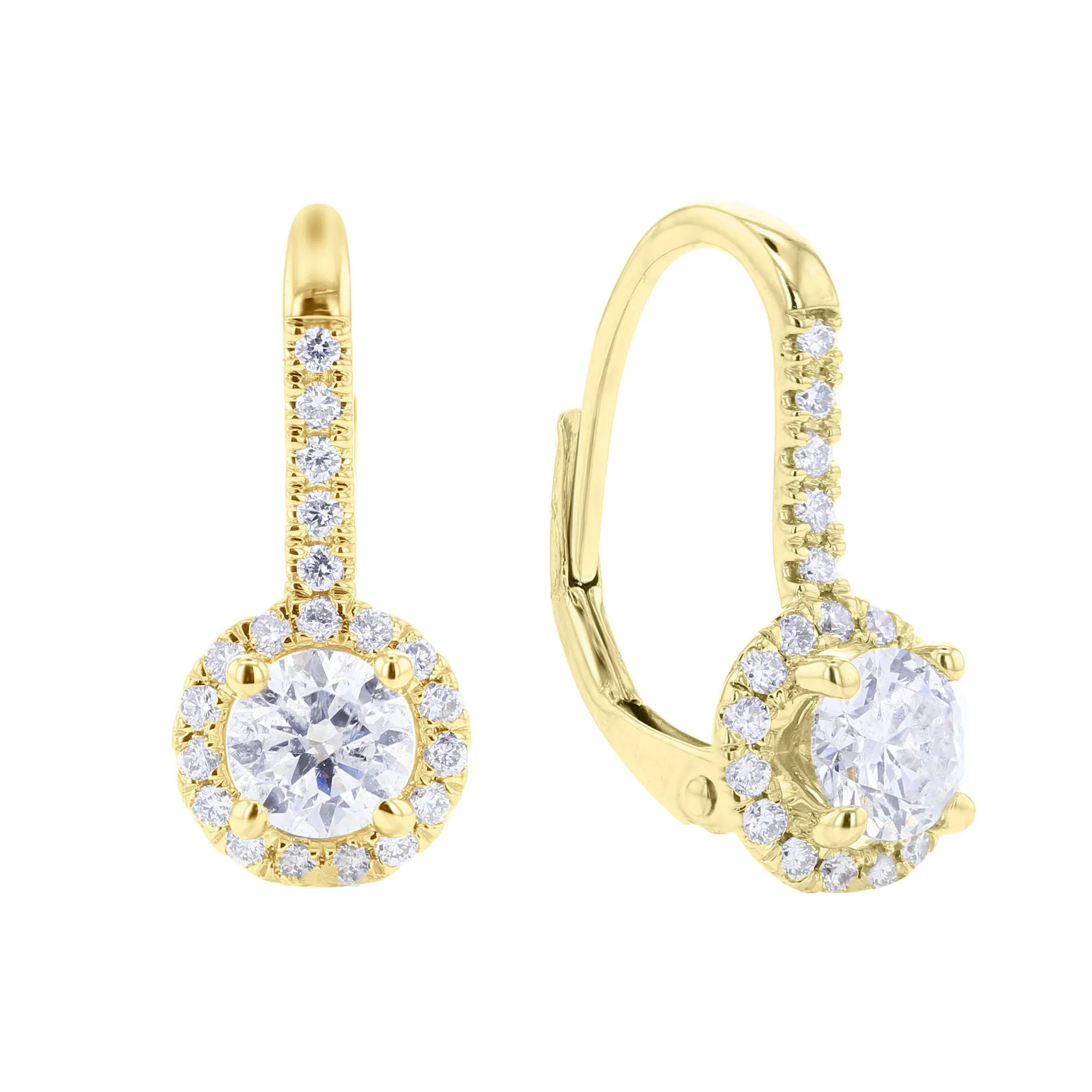 Luna Diamond Drop Earrings