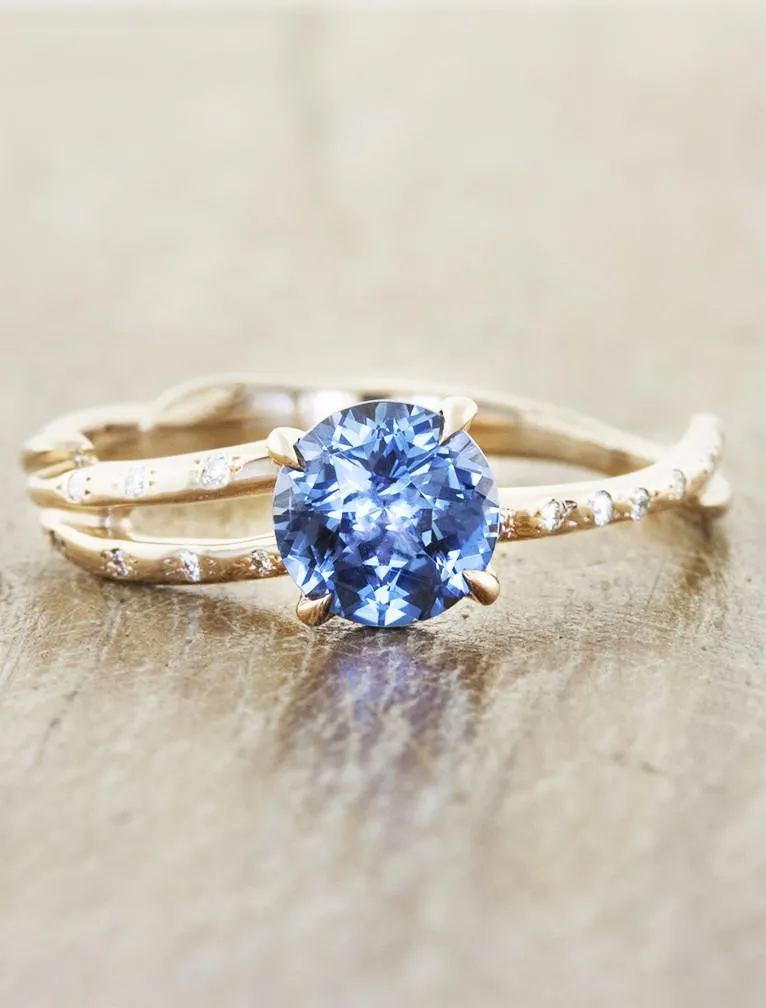 Melinda Sapphire   Selene Ring Set