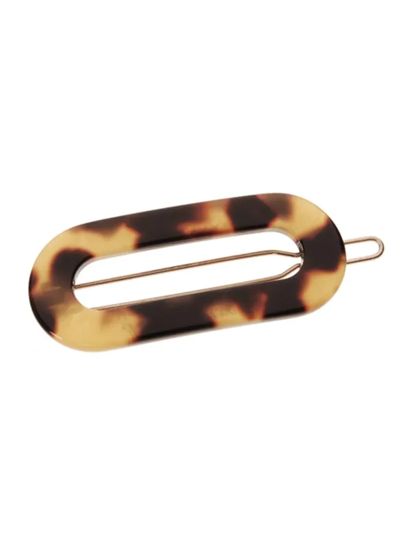 Mini Oval Tige Boule Barrette