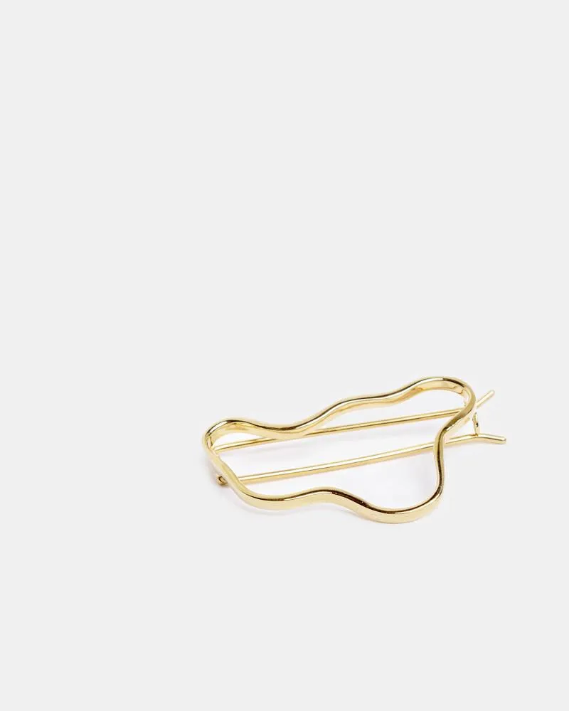 Miro Barrette in Brass