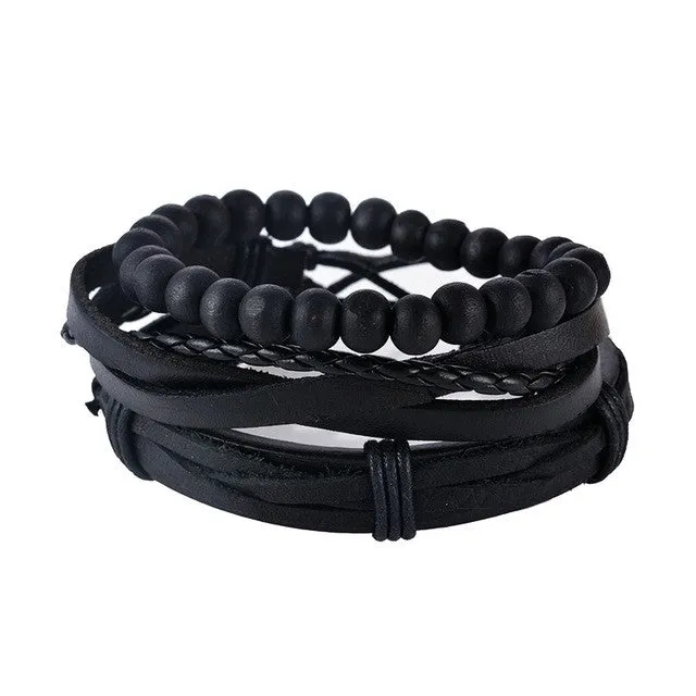 Multilayer Leather Boho Bracelet