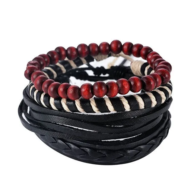 Multilayer Leather Boho Bracelet