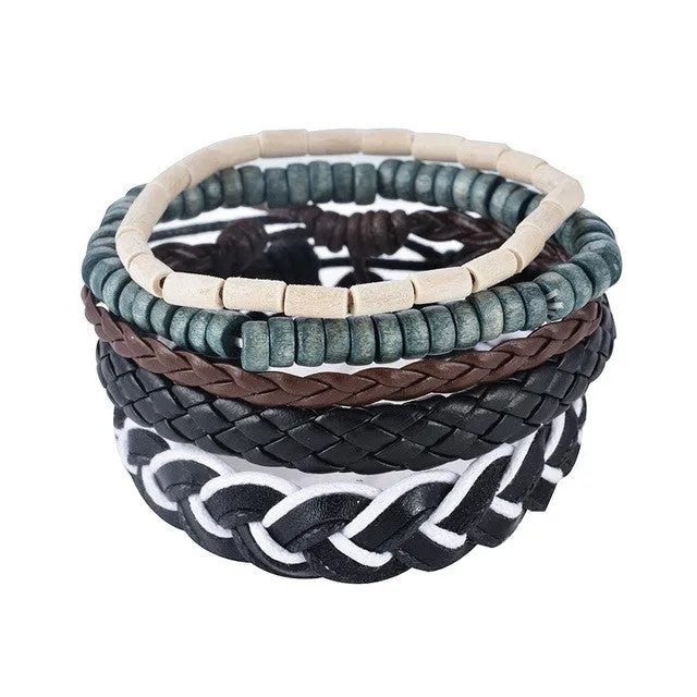 Multilayer Leather Boho Bracelet