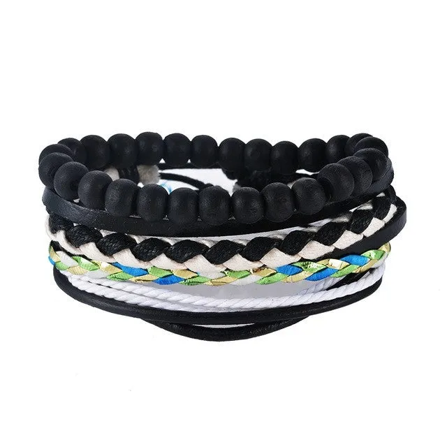 Multilayer Leather Boho Bracelet