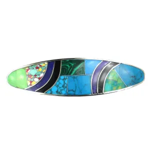 Oceanic Mosiac Hair Barrette Artisana