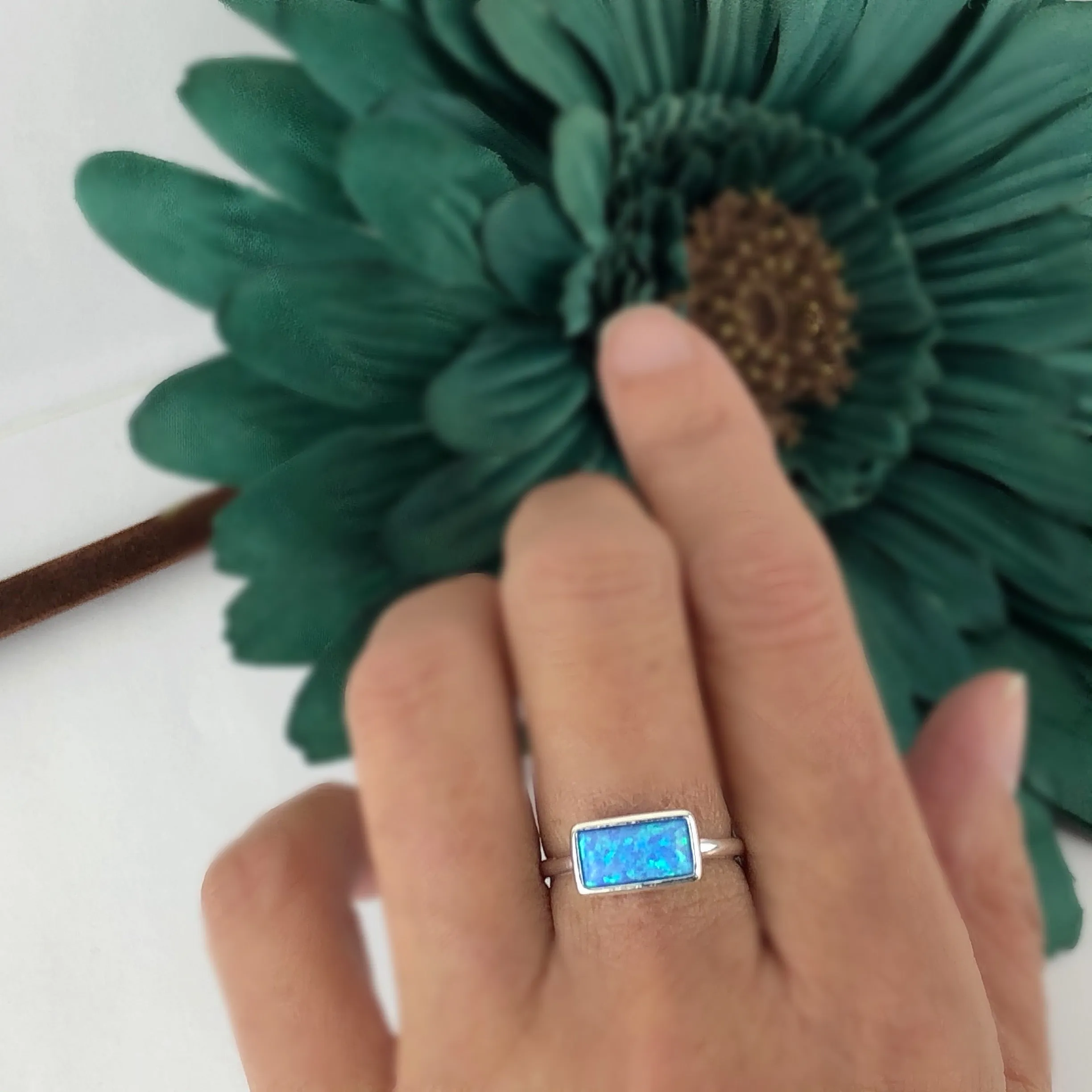 Opal Slice Ring - SR2048