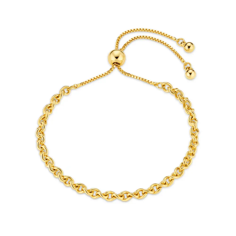 Orelia Chain Link Slider Bracelet