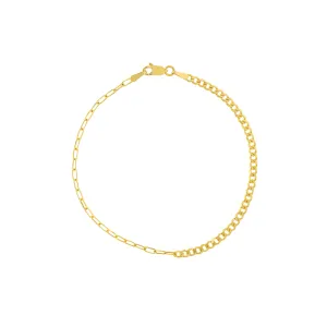 Paper Clip   Curb Chain Bracelet 4690102