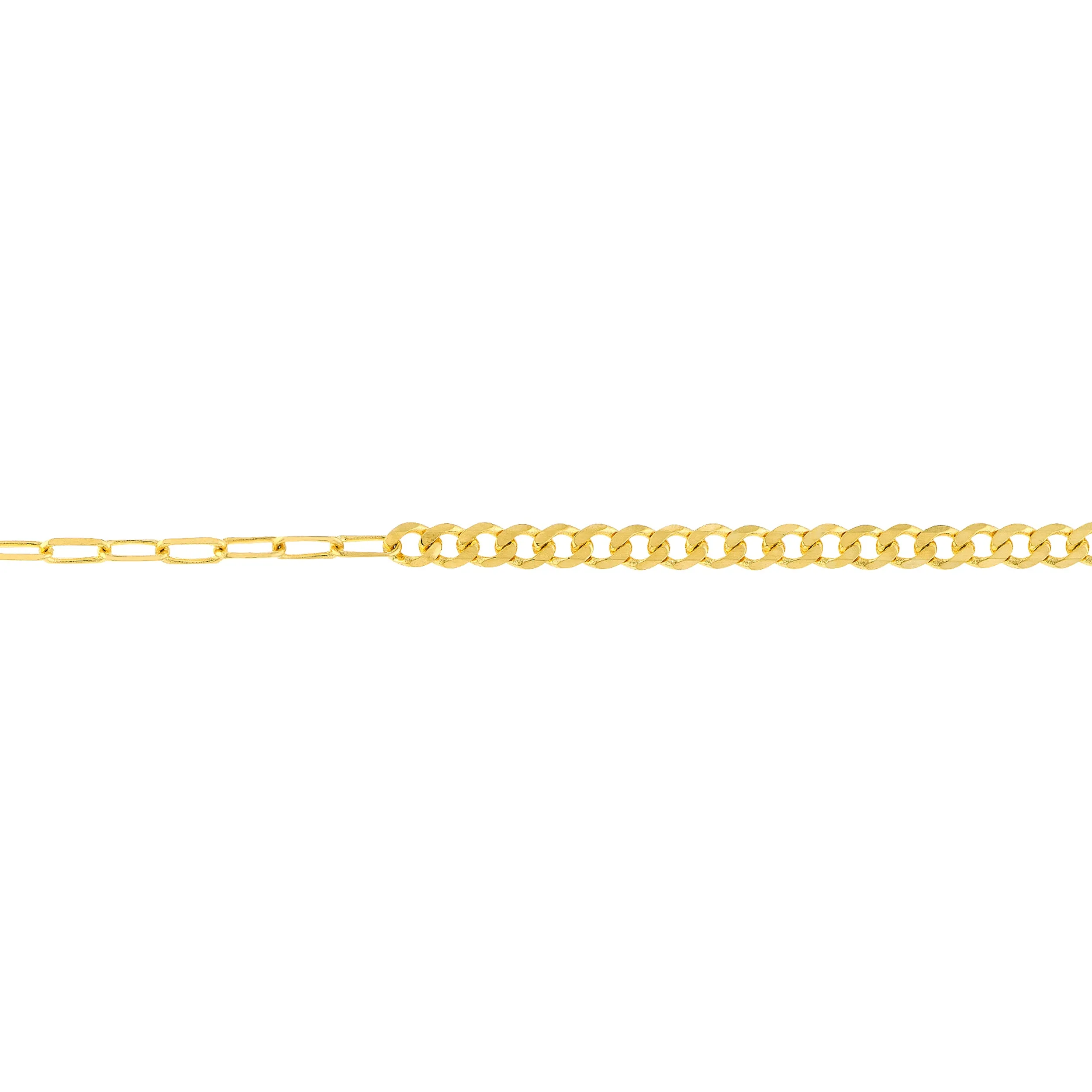 Paper Clip   Curb Chain Bracelet 4690102