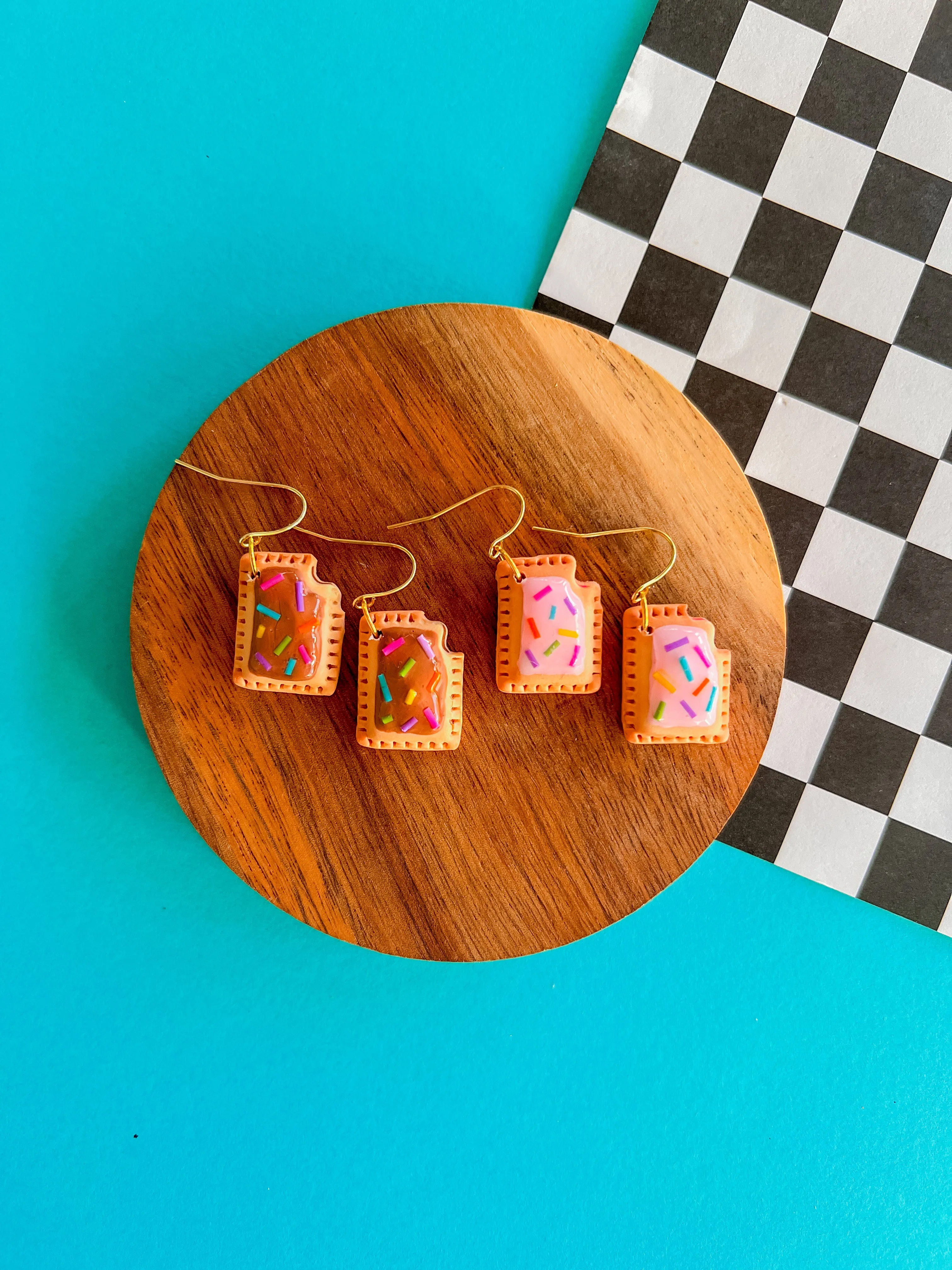 Patricia Pop Tart Earrings - Clay Earrings