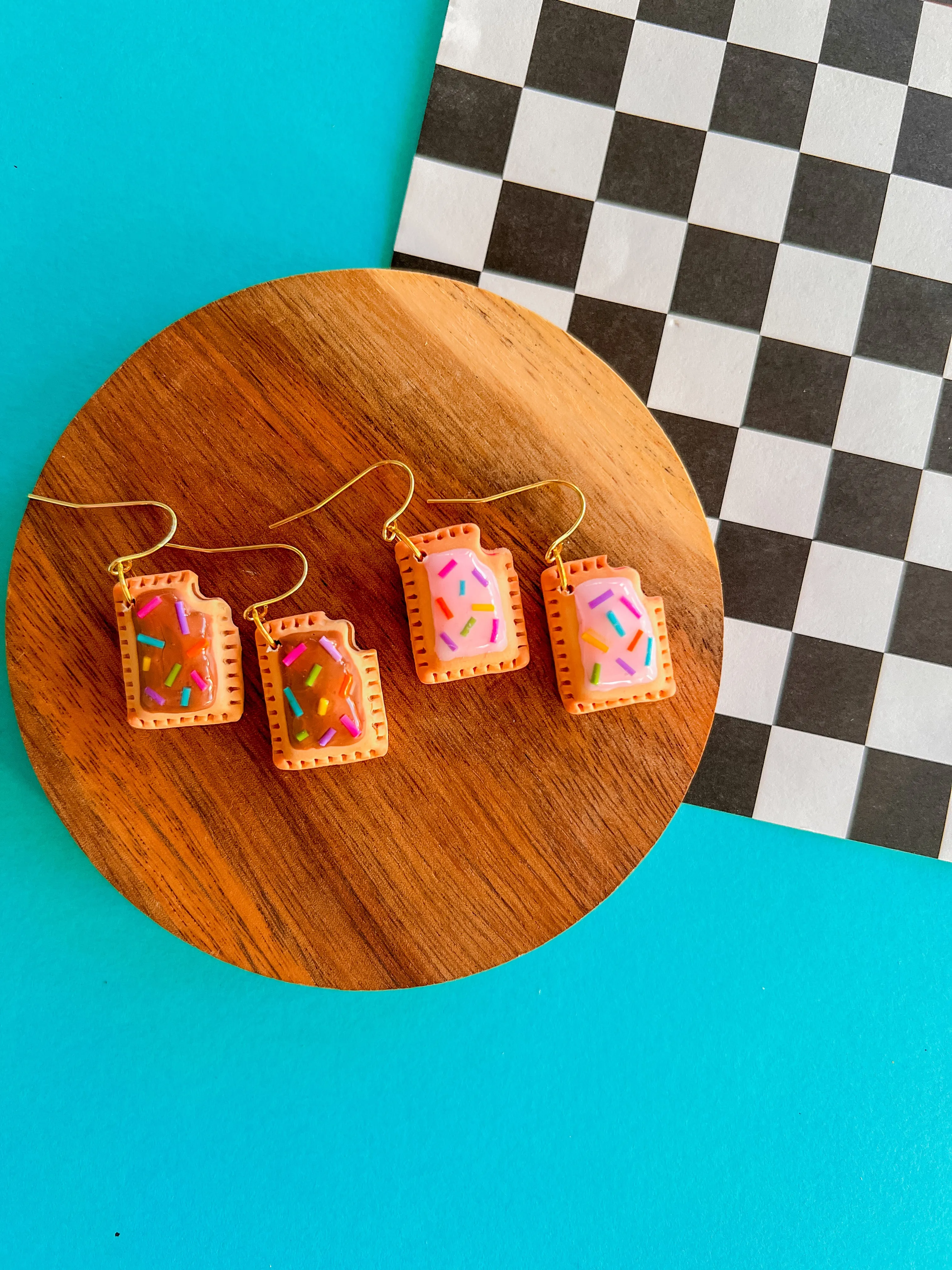 Patricia Pop Tart Earrings - Clay Earrings