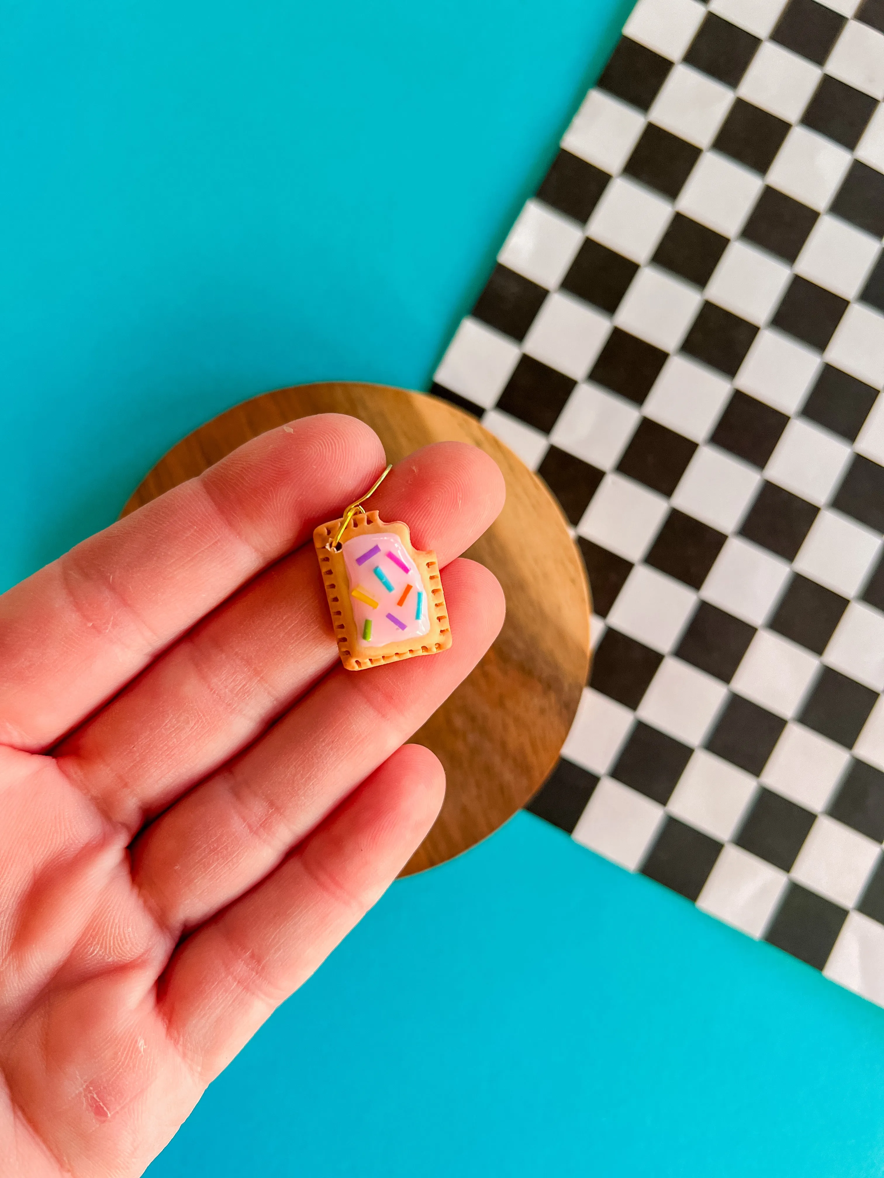 Patricia Pop Tart Earrings - Clay Earrings