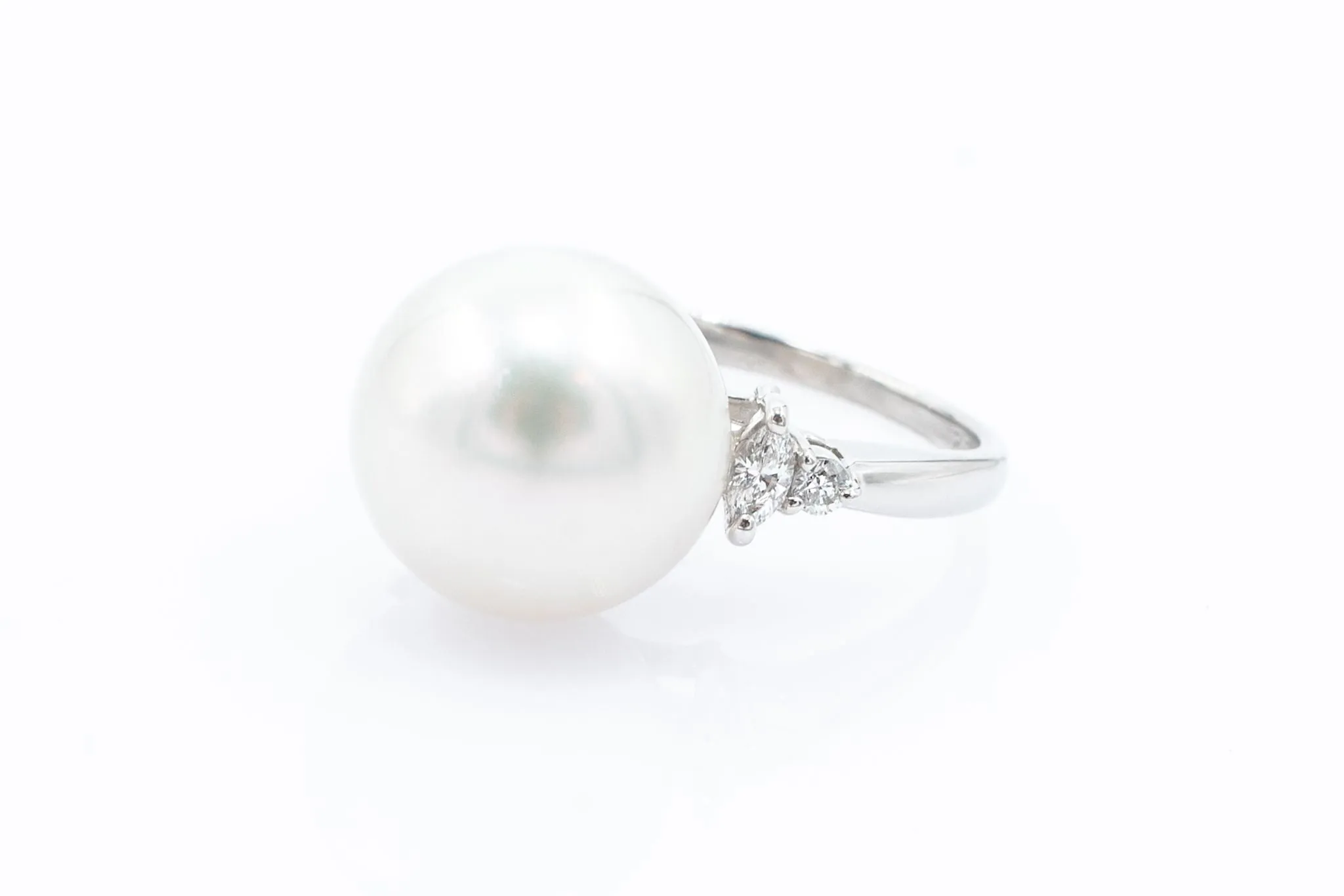 Pearl & Diamond Cocktail Ring