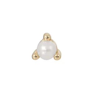 Pearl Dot Stud (Single) (ready to ship option)*