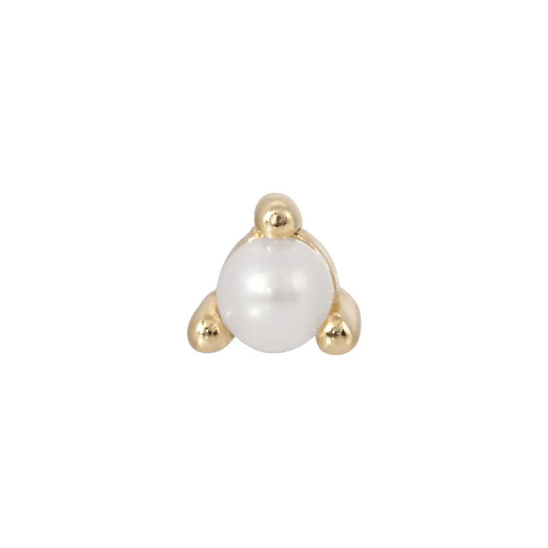 Pearl Dot Stud (Single) (ready to ship option)*