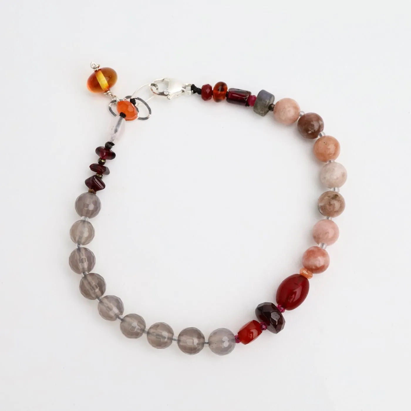 Pink Agate Mix Bracelet