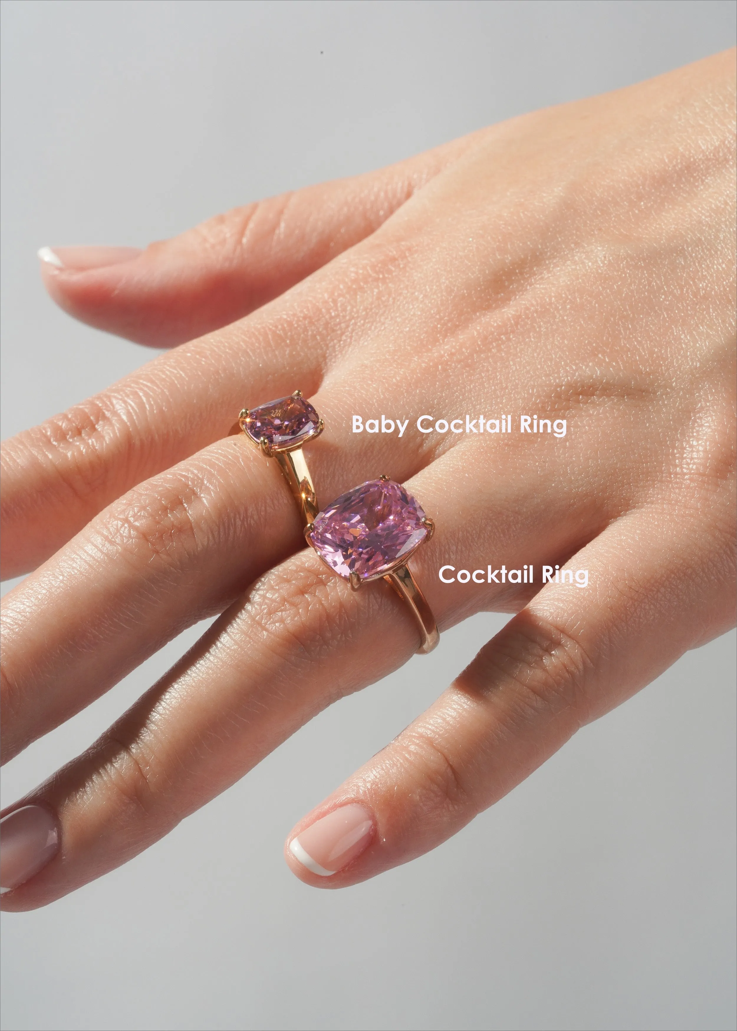 Pink Baby Cocktail Ring