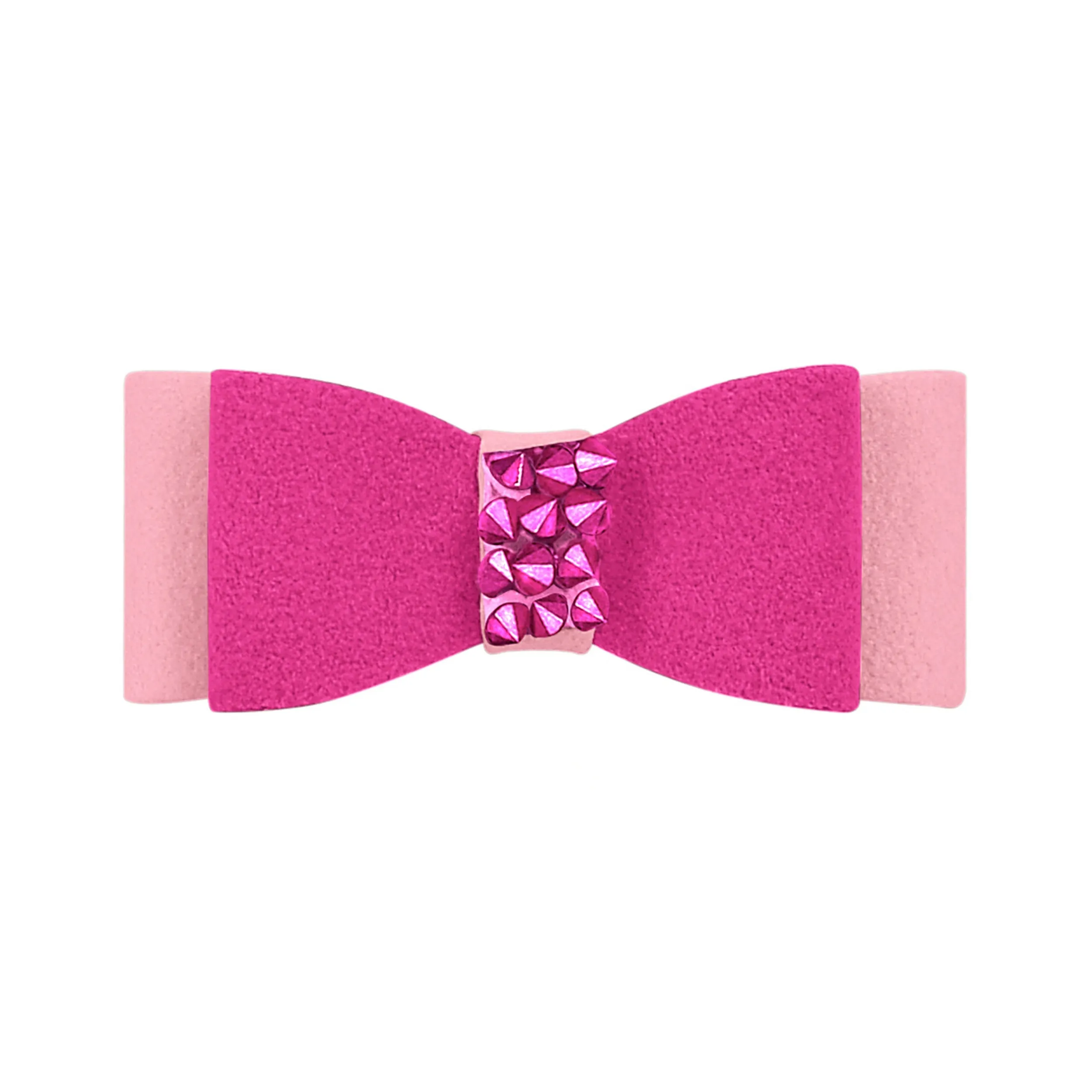 Pink is Love Pink Crystal Rocks Hair Bow