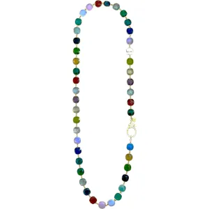 Positano Gemstone Necklace - Gold