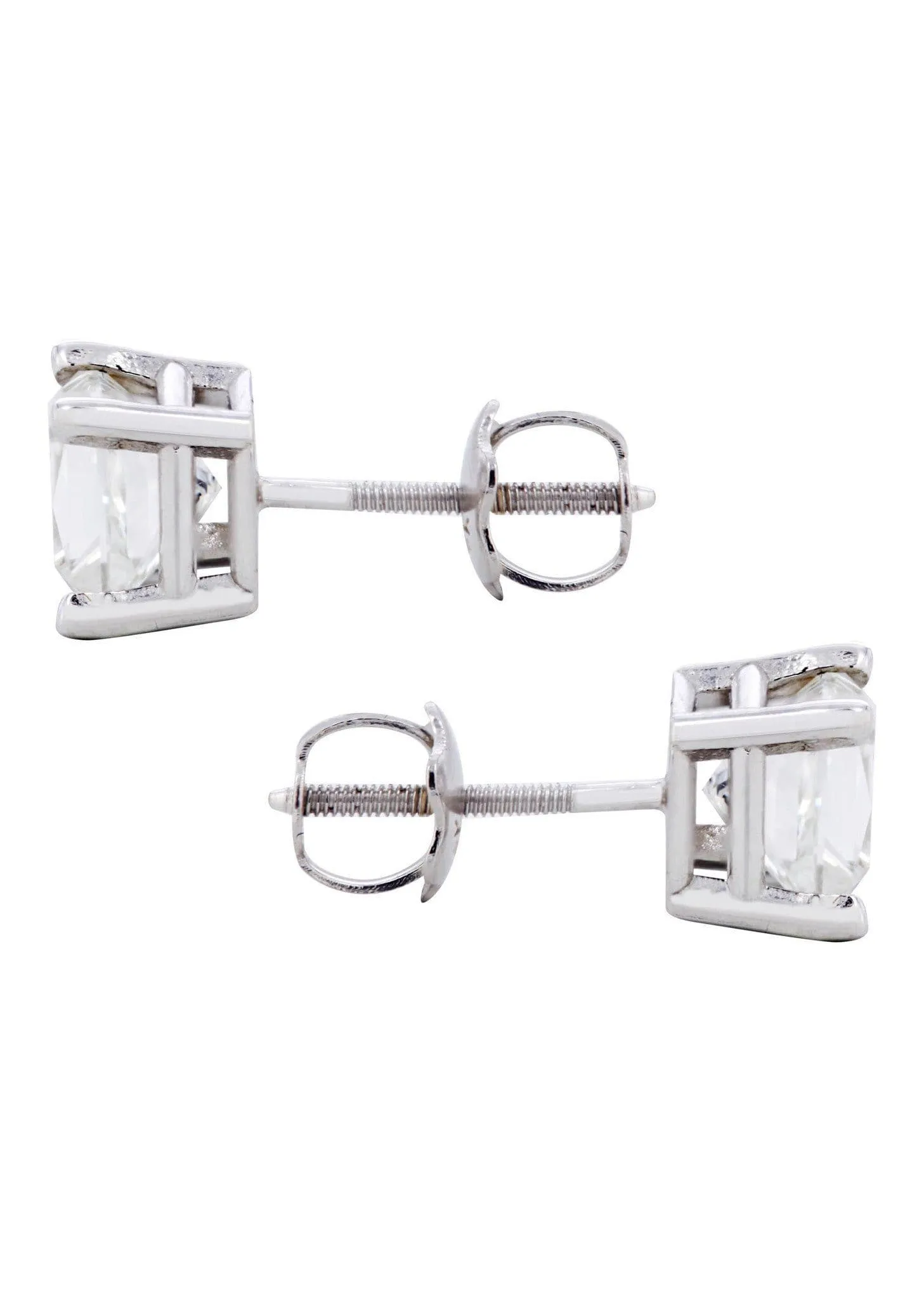 Princess Diamond Stud Earrings | 1.82 Carats