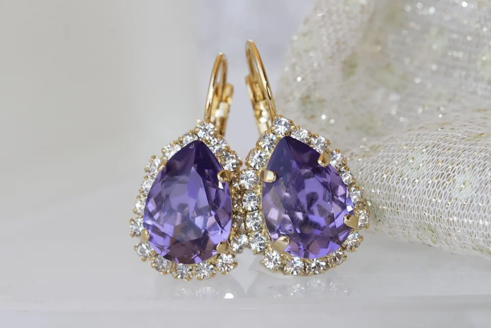 PURPLE WEDDING JEWELRY