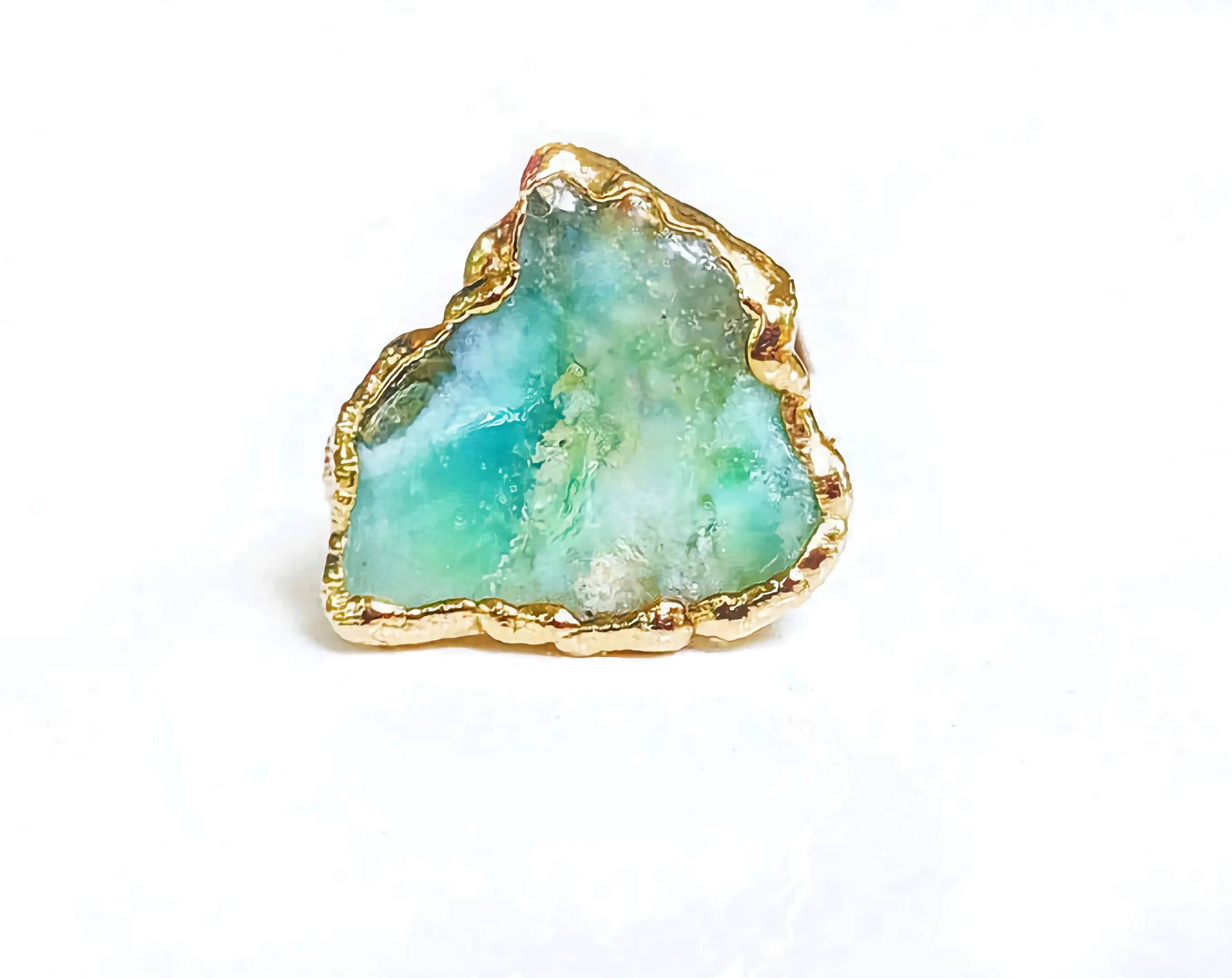 Raw Peruvian Opal ring