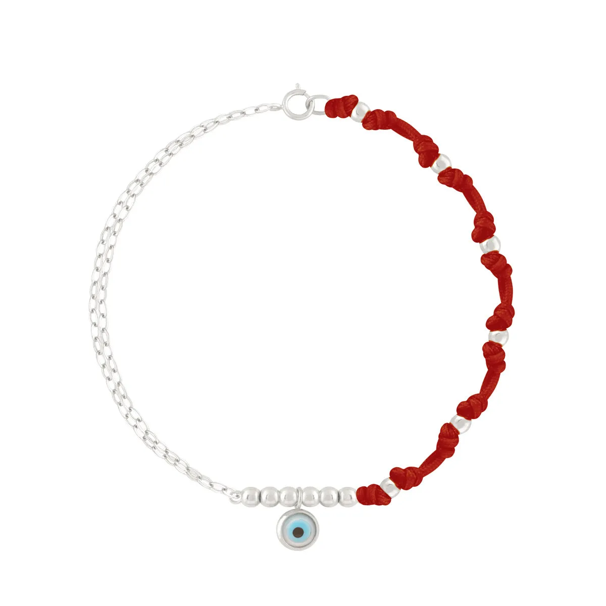 Red Eye and Orb Chain Bracelet