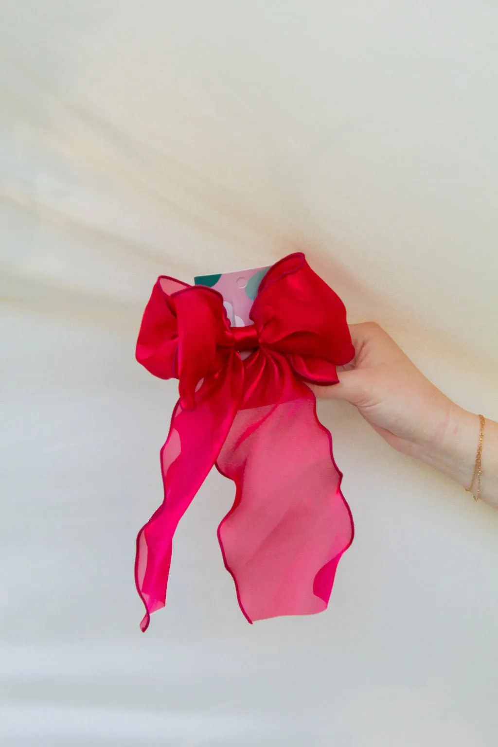 Remi Double Bow Barrette