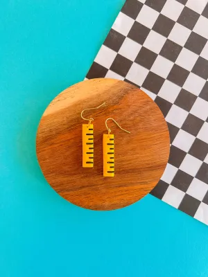 Renee - Clay Ruler Earrings