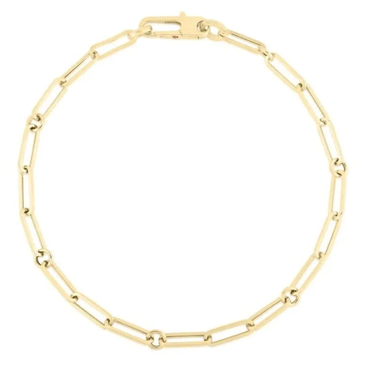 Roberto Coin 18K Yellow Gold Paper-Clip Link Bracelet