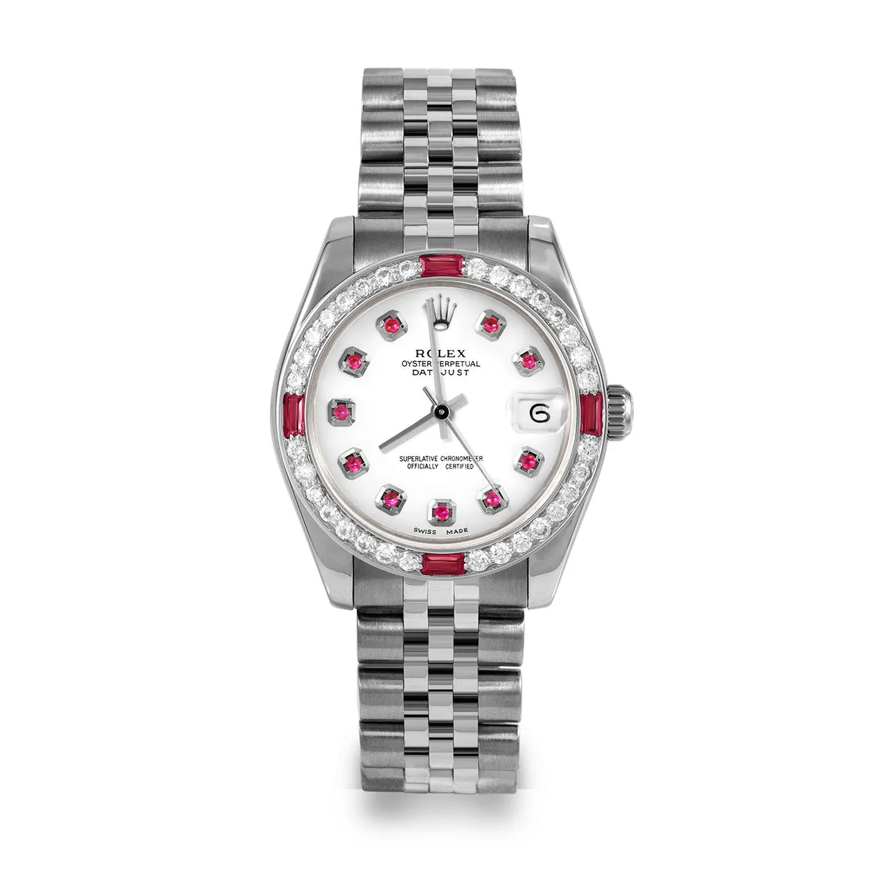 Rolex Datejust 31mm | 178274-WHT-RBY-AM-4RBY-JBL