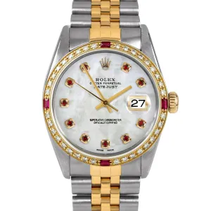 Rolex Datejust 36mm | 16013-WMOP-RBY-AM-4RBY-JBL