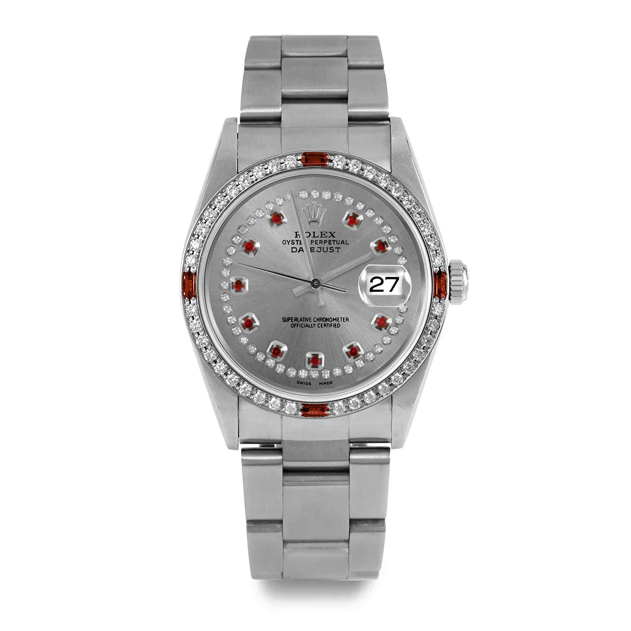 Rolex Datejust 36mm | 16234-SLT-STRR-4RBY-OYS