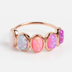 Rose Gold Opal Ombre Candy Band