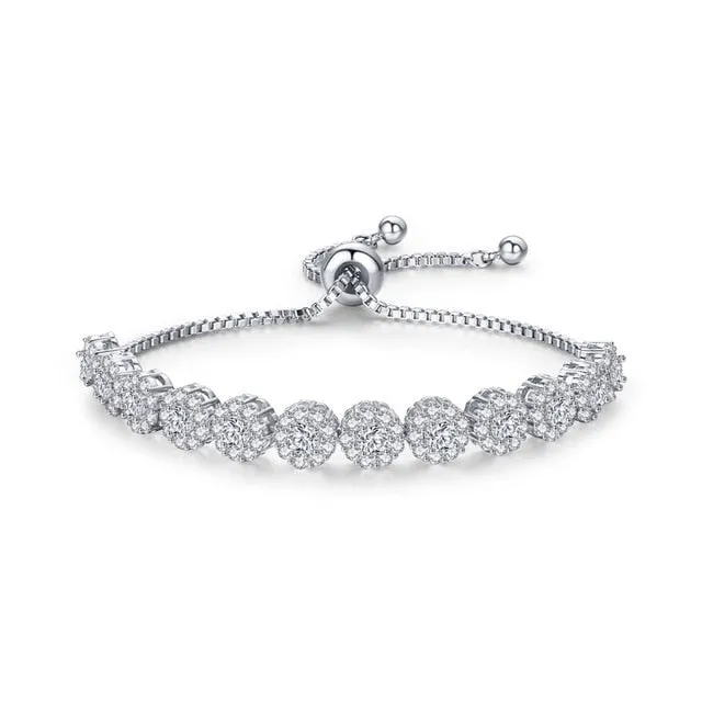 Round Diamond Chain Bracelet